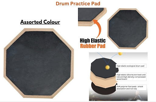 Drum practice pads in stock