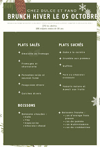 Menu CHEZ DULCE & FANO Page 2