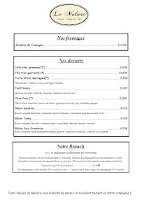 Menu Le Molière Page 3
