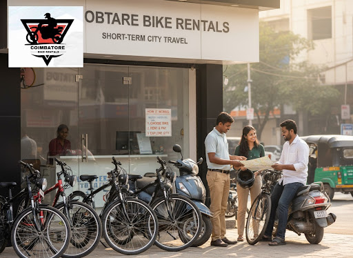 Planning a quick city errand, office visit, or weekend outing in Coimbatore? A reliable bike rent…