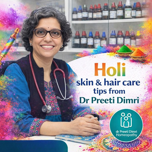 Wishing you a joyful and colorful Holi! Here are some simple tips to protect your skin and hair w…