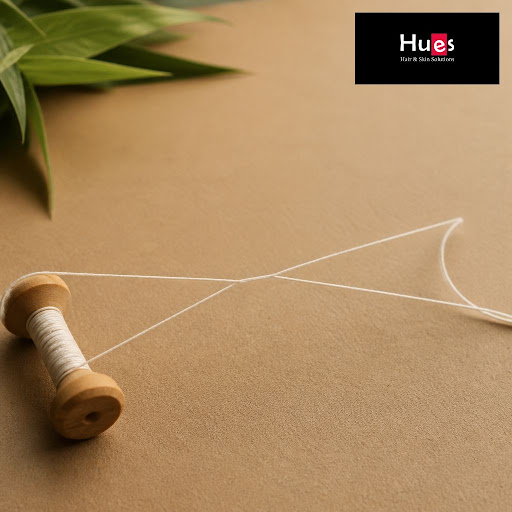 Get perfectly shaped, natural-looking brows with eyebrow threading at Hues Salon in Kalwa, Thane.… post image