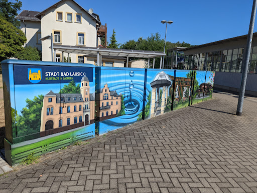 Bad Lausick, Bahnhof/Westseite - Germany