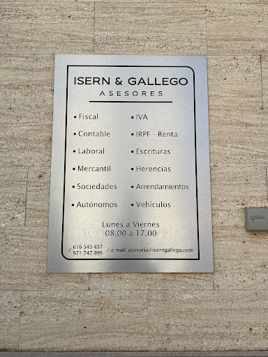 Asesoría Sant Jordi - ISERN & GALLEGO Illes Balears Sant Jordi