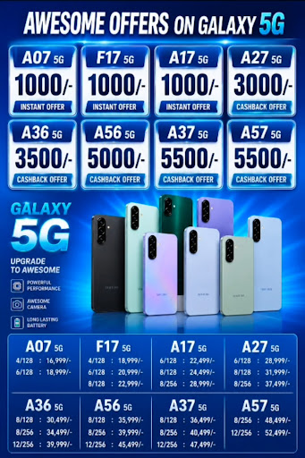 🔥 Samsung Galaxy 5G Cashback & Instant Offers – Limited Time! 🔥 post image