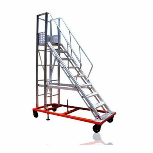 Aluminium Trolley Step Ladder