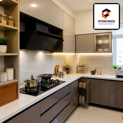Busy Indian kitchens need smart layouts, not just good looks. At Interior Makers Co., we create m… post image