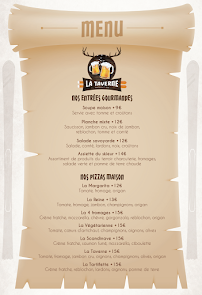 Menu LA TAVERNE COMBLOUX Page 1