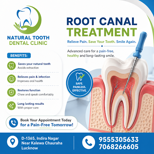 Looking for painless and effective Root Canal Treatment (RCT) in Indira Nagar, Lucknow? At Natura… post image