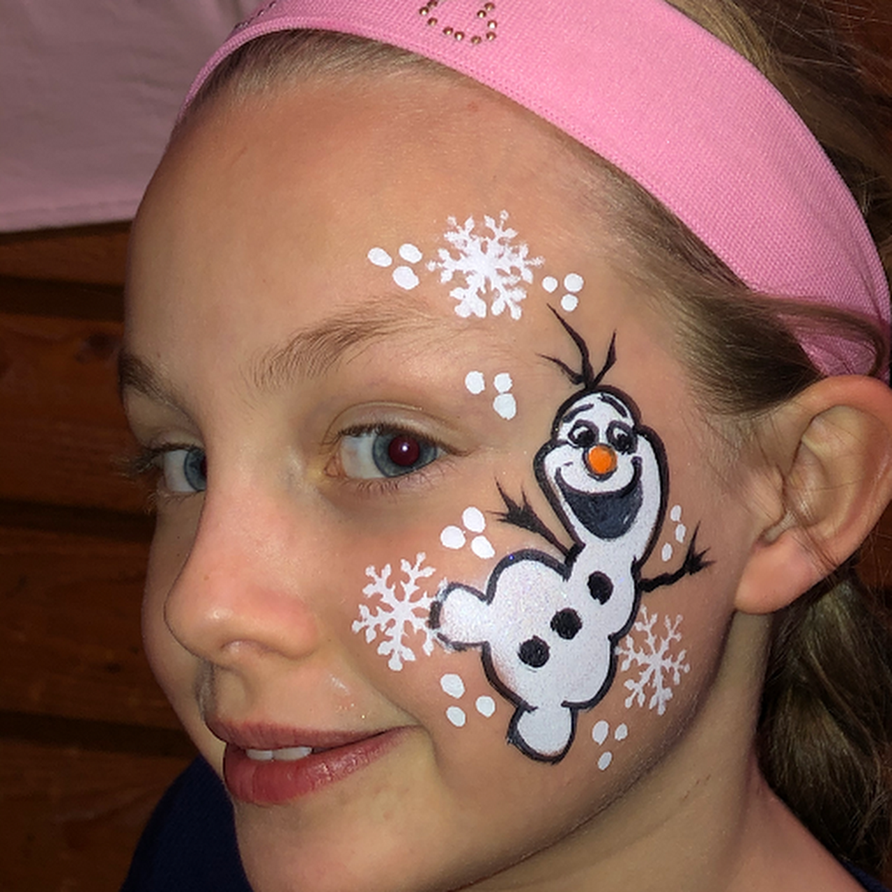 olaf face painting