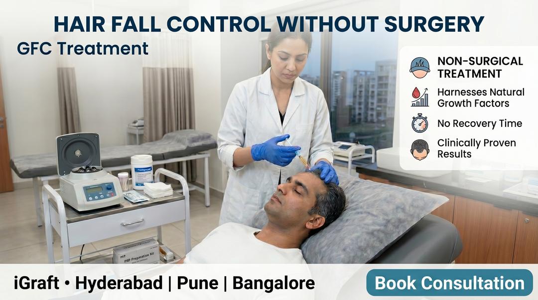 Regain your confidence with Growth Factor Concentrate (GFC) treatment…