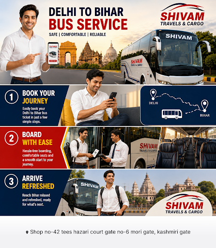 Book reliable and comfortable Delhi to Bihar bus services through our trusted agency. Also explor… post image