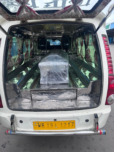 Dead body Import Delhi to kolkata by air then kolkata airport to home town dead body van transpor…