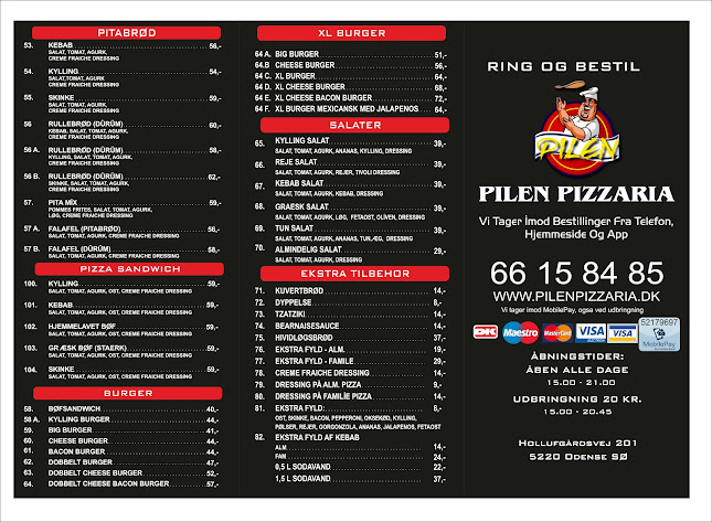 Opinii despre Pilen Pizzaria în Vordingborg - Pizza