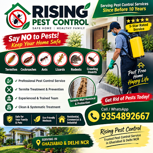 🐜 RISING PEST CONTROL – GHaziabad & Delhi NCR 🏠 post image