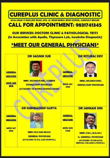 General Physician of Cureplus Clinic and Diagnostic. post image