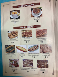 Menu Restaurant turc - Cumalı Usta Page 1