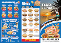 Menu Dar Jerba - Restaurant Tunisien & Kebab Pizza Tacos & Burgers Page 2