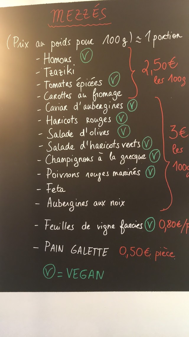 Le Mezze du Chef Çiğ Köfte Voltaire