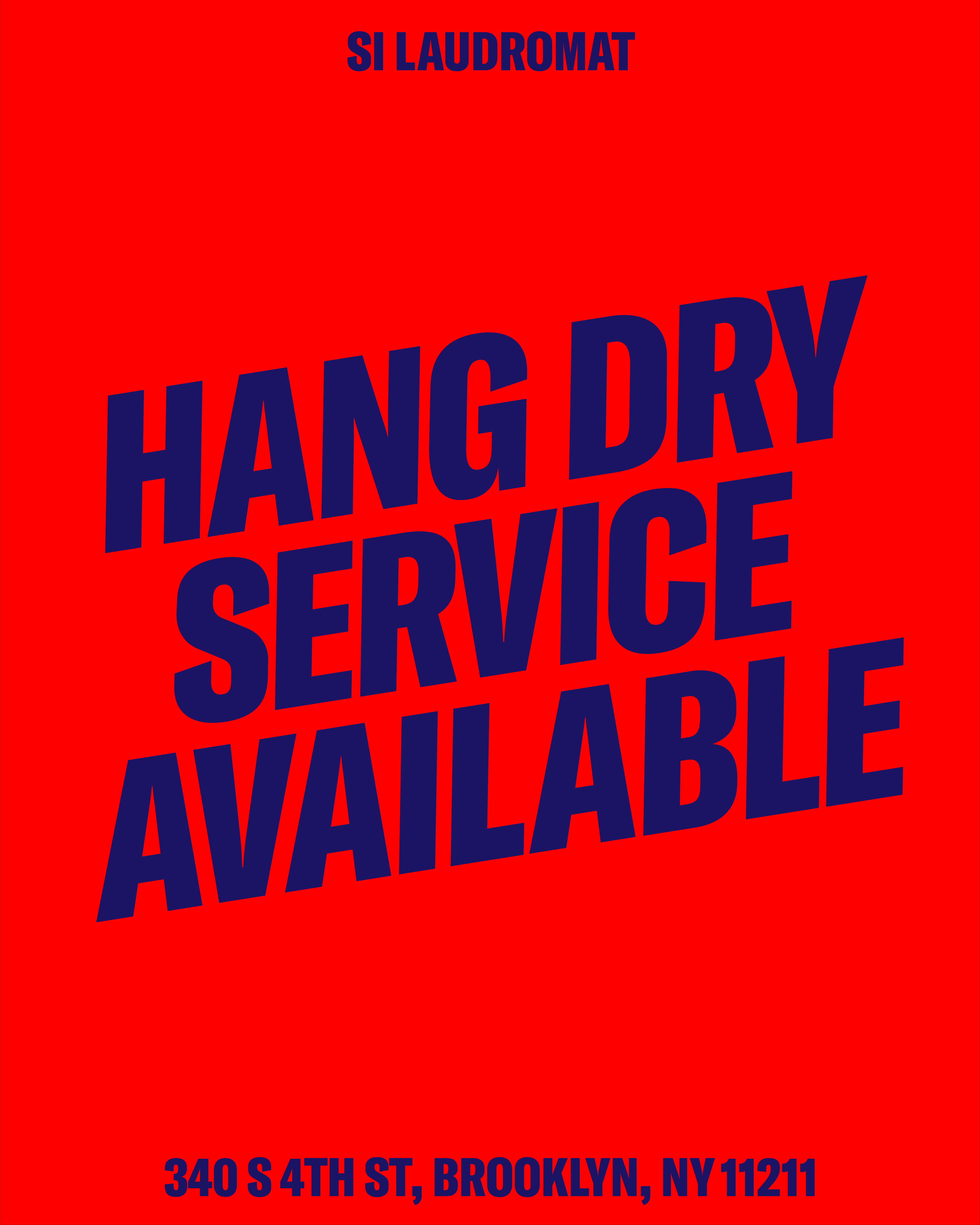 Self-service laundry at Si Laundromat, Brooklyn, NY