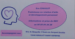 Photo n°2 de Eve CHAULET - Praticienne en relation d'aide - développement personnel à Roullet-Saint-Estèphe (Coach de vie)