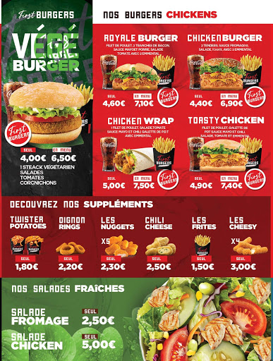 Photo 1 - FIRST burgers - TOURCOING