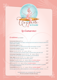 Menu Coquette la crevette Page 2
