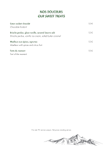 Menu La Ferme d'Hubert Page 6