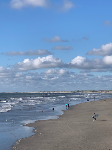 Windsurfstrand en surfstrand