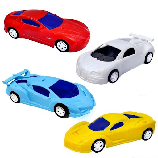 Set of 4 Pc Pull Along Car Racing Toy for Kids | Multicolor Push Back Racing Car Toy for Kids post image
