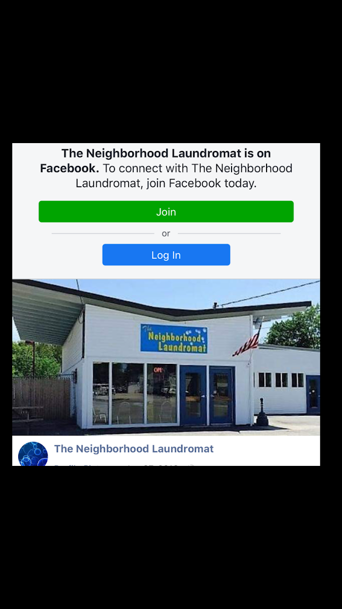 Clean laundry equipment at The Neighborhood Laundromat in Saco, ME