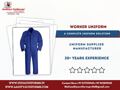 worker uniform Available At Aaditya Uniforms post image