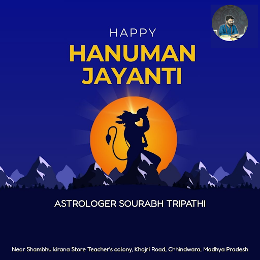 Celebrate Hanuman Jayanti with joy and seek divine blessings from Astrologer Sourabh Tripathi, th… post image