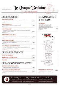 Menu Le Croque Bedaine Oléron Page 4