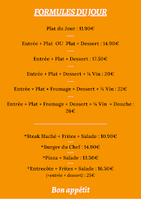 Menu L'Escale (Restaurant Routier) Page 2