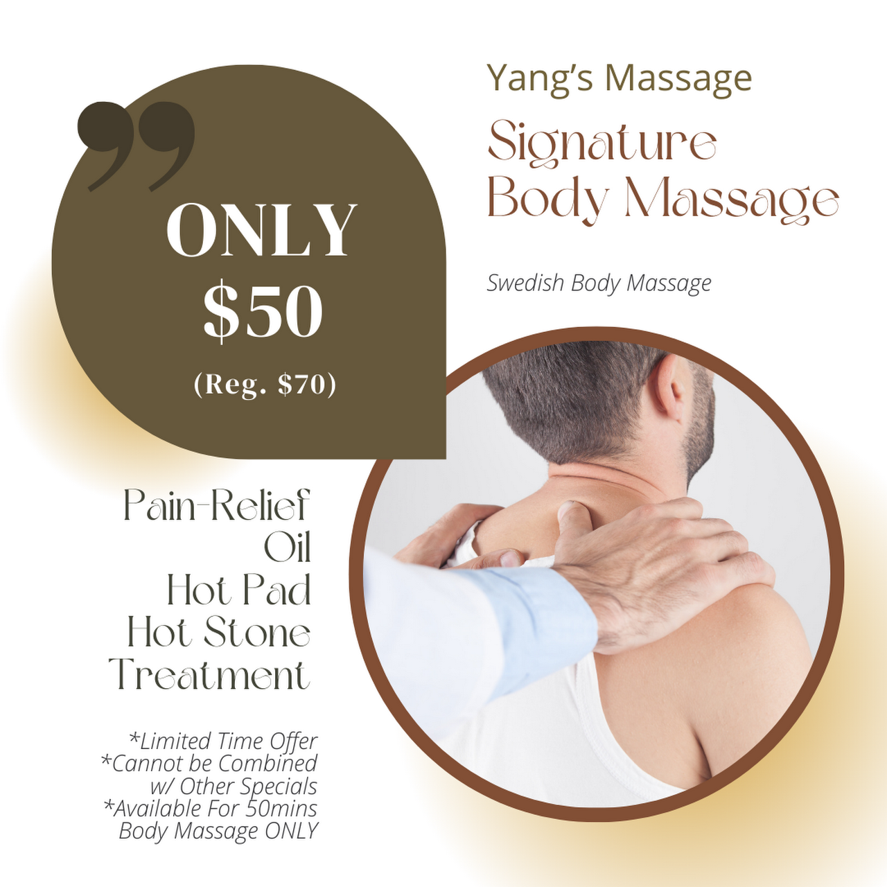 Yang’s Massage Massage Therapist in Oakton