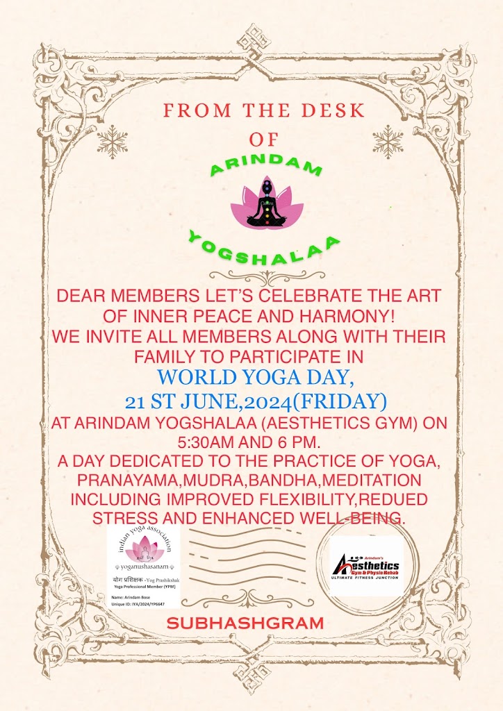 Arindam Aesthetics Gym And Yogshalaa