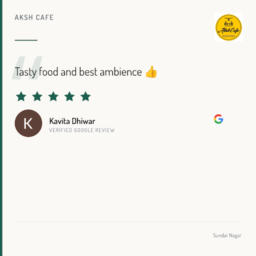 Kavita Dhiwar raves about her exceptional experience at Aksh Cafe in Raipur, where she indulged i… post image
