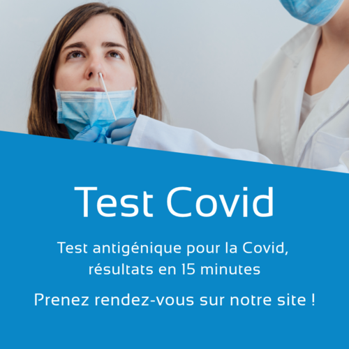 Prise de rendez-vous Test antigénique COVID