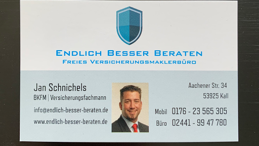 Endlich Besser Beraten | Jan Schnichels, Aachener Str. 34, 53925 Kall
