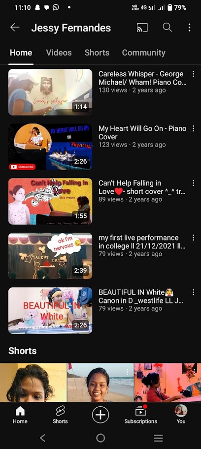 Jessy's local Piano classes for little girls