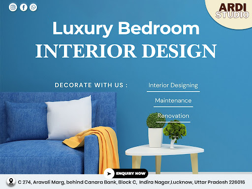 Ardi Studio – Luxury Bedroom Interior Designing Services in Lucknow