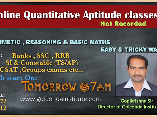 Live online Quantitative Aptitude Training 