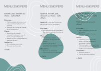 Menu Restaurant La Vague Gourmande Page 1