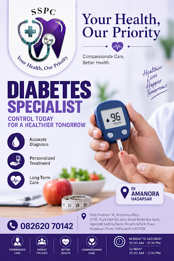 Looking for a Diabetes Specialist in Amanora, Hadapsar, Pune? Suvarnasandhya Clinic, led by Dr. P… post image