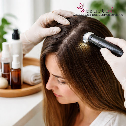 Healthy hair starts with a healthy scalp. At Atractivo Aesthetics and Homoeopathic Clinic in Ghaz… post image