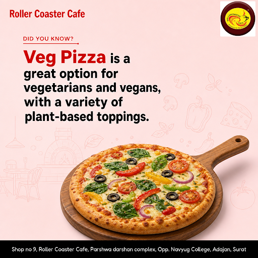 Enjoy delicious veg pizza, fresh pasta, cold coffee, and shakes at Roller Coaster Cafe. Looking f… post image
