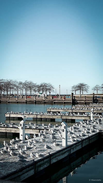 Cleveland Script Sign - North Coast Harbor