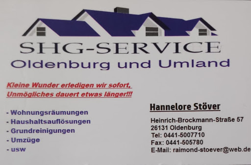 Entrümpelung und weitere Dienstleistungen von SHG-Service!