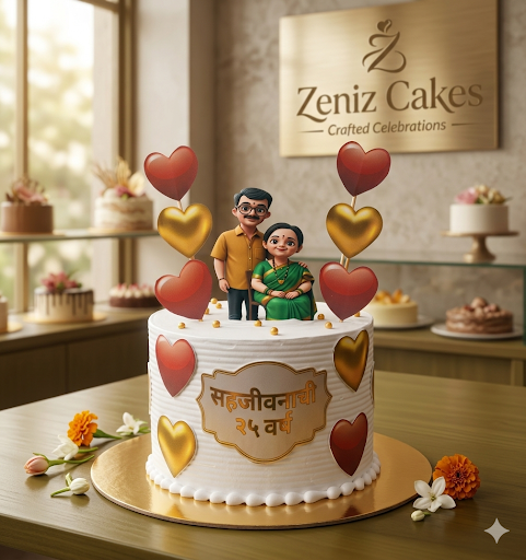 🎂 Best 25th Anniversary Cake in Panvel – Order Custom Designs Now!Body:Looking for the best cake… post image